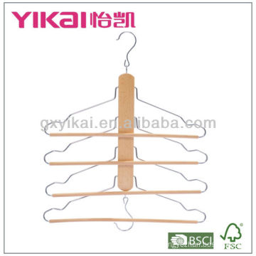 mutifunction wooden trousers hanger